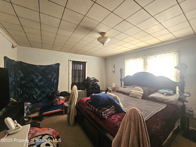 bedroom featuring carpet flooring