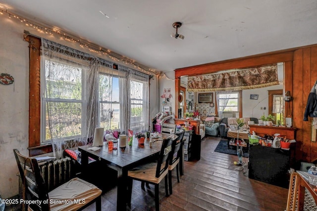 1524 Cedar Ave 1522, Rear, Scranton, PA 18505 - dining space featuring wood finished floors