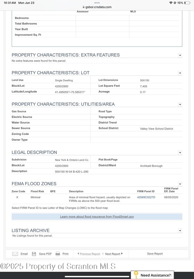 290 Holly Ln, Sturges, PA 18447 - view of a document