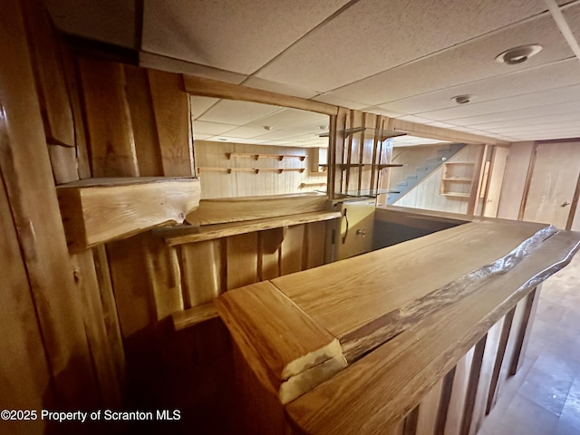 290 Holly Ln, Sturges, PA 18447 - bar featuring wooden walls