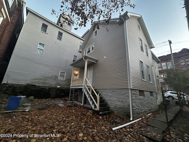 view of rear view of house