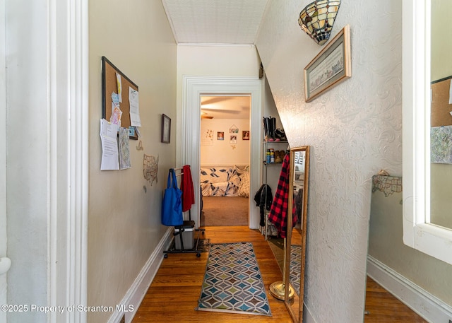 989 Main St, New Milford, PA 18834 - corridor with wood finished floors