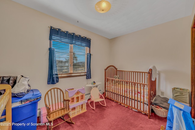 bedroom featuring carpet floors