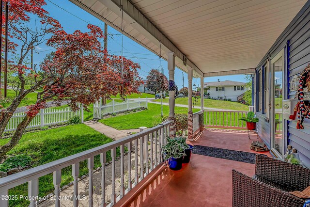 2230 Birney Ave, Scranton, PA 18505 - view of patio featuring a porch
