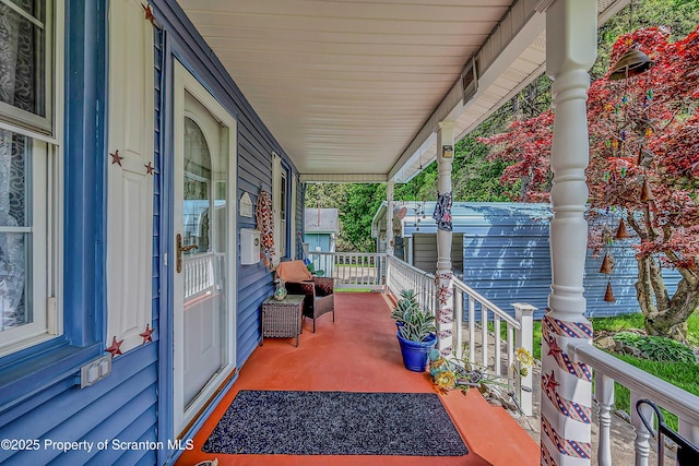 2230 Birney Ave, Scranton, PA 18505 - view of patio / terrace featuring covered porch