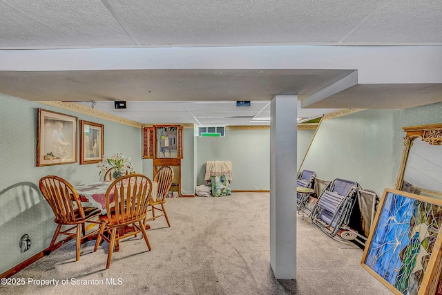 2230 Birney Ave, Scranton, PA 18505 - carpeted dining room featuring baseboards