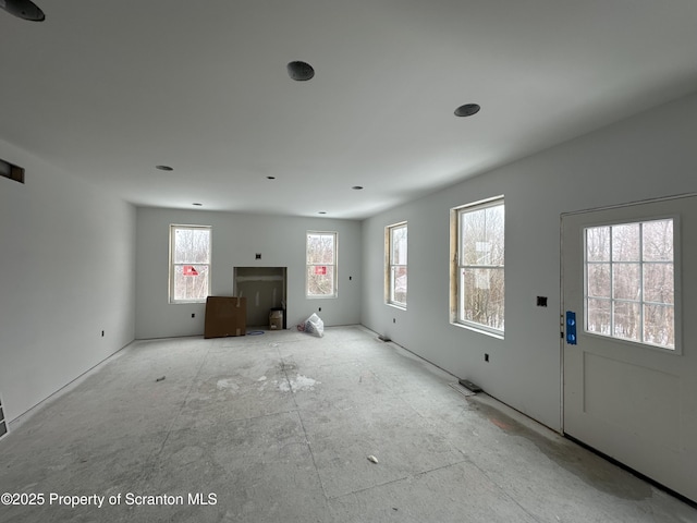 view of unfurnished living room