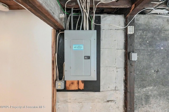908 Prescott Ave, Scranton, PA 18510 - utility room featuring electric panel
