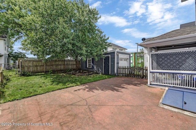 908 Prescott Ave, Scranton, PA 18510 - view of patio / terrace featuring an outdoor structure