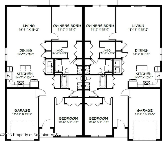 408 Rockledge Dr, Pittston Twp, PA 18640 - home floor plan