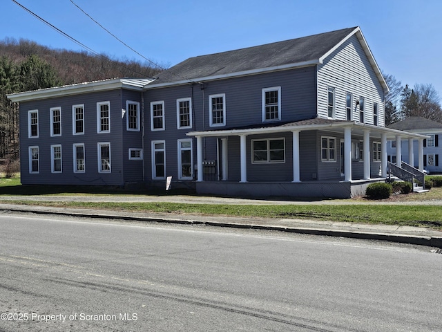 464 Main St, New Milford, PA 18834 - view of front of property with covered porch