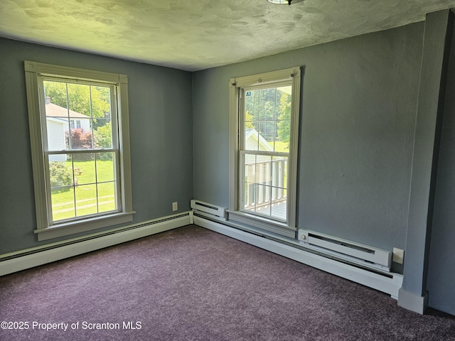 464 Main St, New Milford, PA 18834 - spare room featuring carpet floors and a textured ceiling