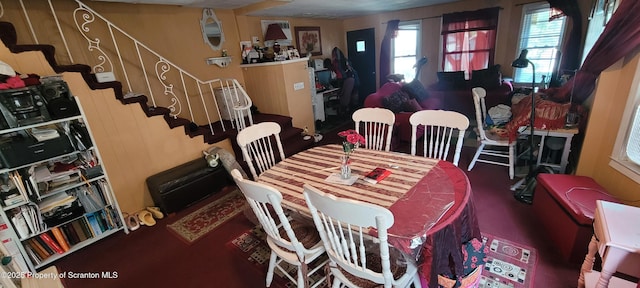 525 N Irving Ave, Scranton, PA 18510 - dining room with stairs
