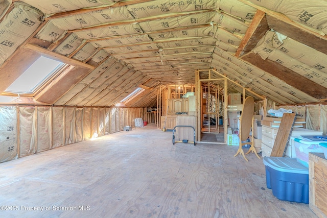 144 Crosstown Hwy, Union Dale, PA 18470 - view of unfinished attic