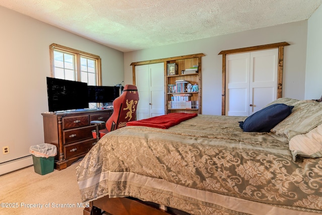 144 Crosstown Hwy, Union Dale, PA 18470 - carpeted bedroom with a closet and a textured ceiling
