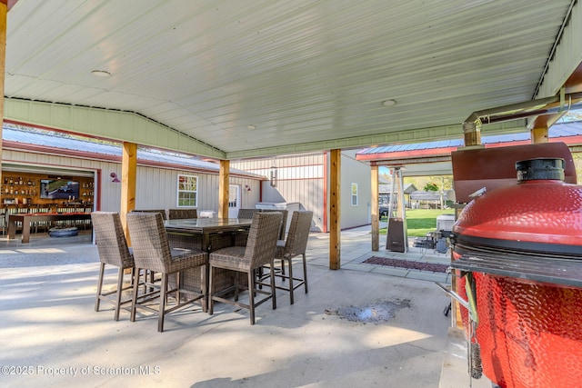 144 Crosstown Hwy, Union Dale, PA 18470 - view of patio featuring grilling area
