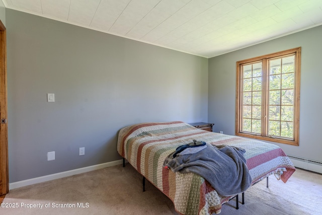144 Crosstown Hwy, Union Dale, PA 18470 - carpeted bedroom with baseboards and ornamental molding