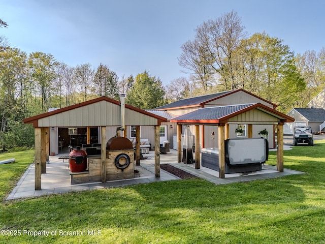144 Crosstown Hwy, Union Dale, PA 18470 - view of outdoor structure with a hot tub