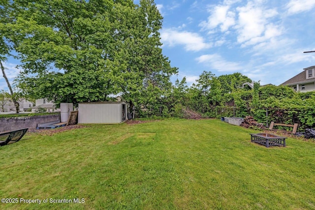 219 N Sumner Ave, Scranton, PA 18504 - view of yard featuring a shed and an outdoor structure