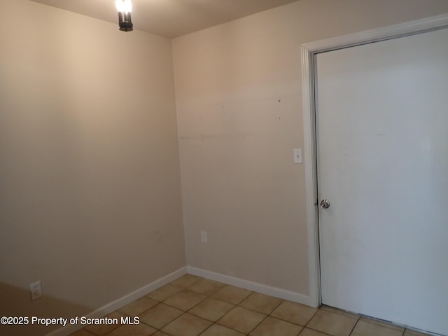 view of tiled empty room