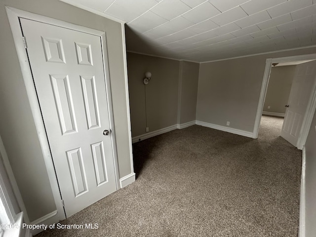 1132 Chestnut St, Allentown, PA 18109 - carpeted empty room featuring ornamental molding