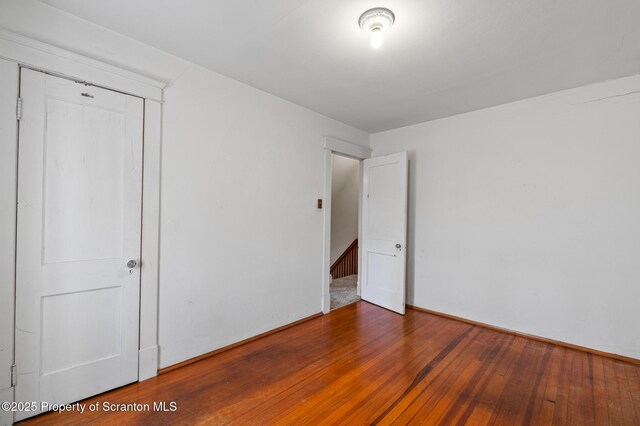 347 Orchard St, Old Forge, PA 18518 - unfurnished room featuring wood-type flooring