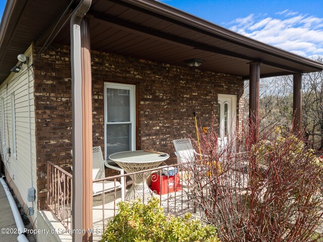 347 Orchard St, Old Forge, PA 18518 - view of patio