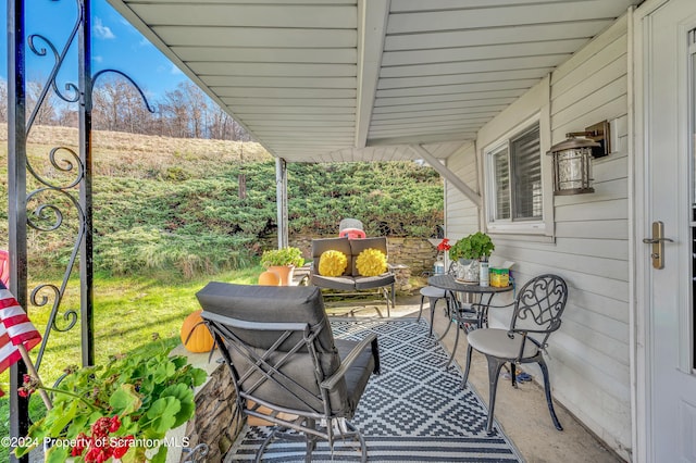 view of patio / terrace with outdoor lounge area