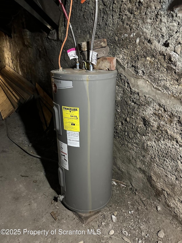 utilities featuring electric water heater