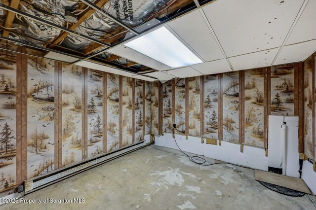 miscellaneous room with baseboard heating