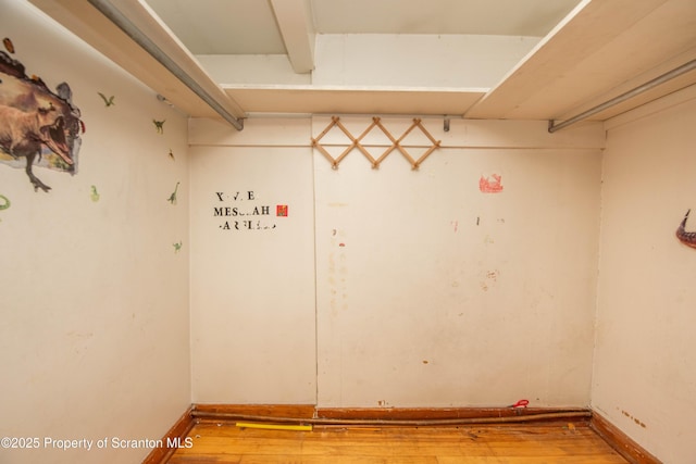 517 Emmett St, Scranton, PA 18505 - walk in closet with wood-type flooring