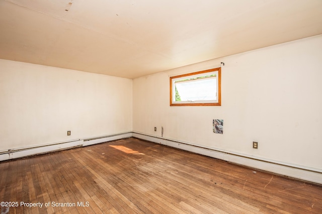 517 Emmett St, Scranton, PA 18505 - unfurnished room featuring hardwood / wood-style floors