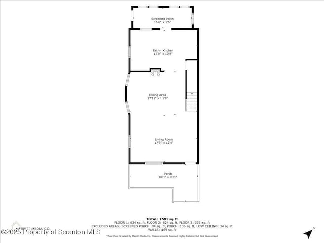 126 Crown Ave, Scranton, PA 18505 - view of home floor plan