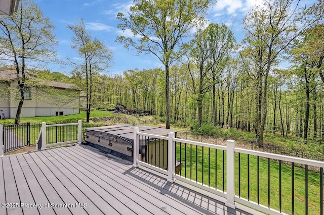27 Emerson Dr, Moosic, PA 18507 - view of deck