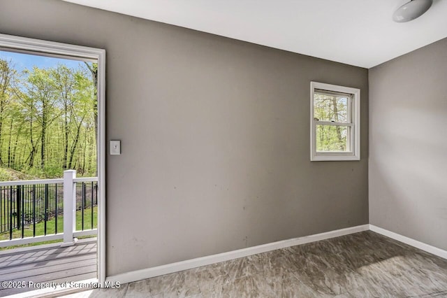 27 Emerson Dr, Moosic, PA 18507 - spare room with baseboards
