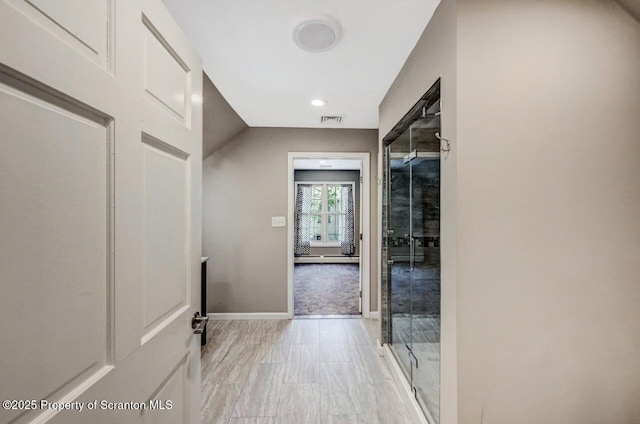 27 Emerson Dr, Moosic, PA 18507 - hall with baseboards and recessed lighting