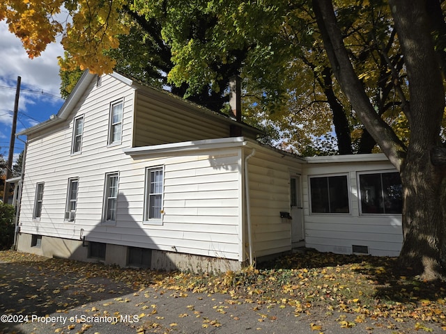 view of side of home