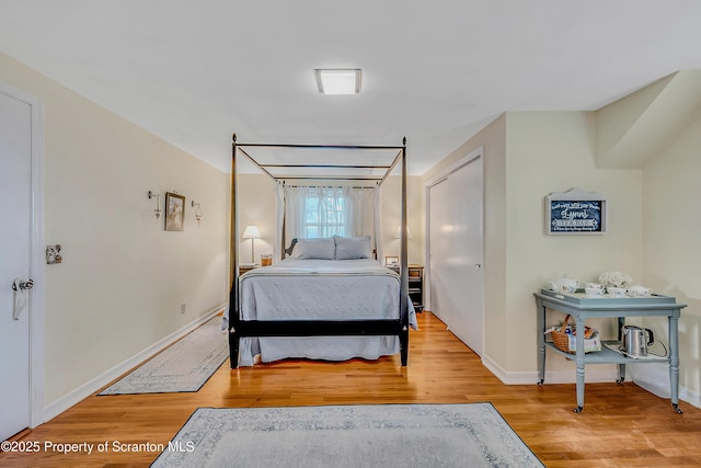 201 Ridge St, Clarks Summit, PA 18411 - bedroom featuring wood finished floors and baseboards
