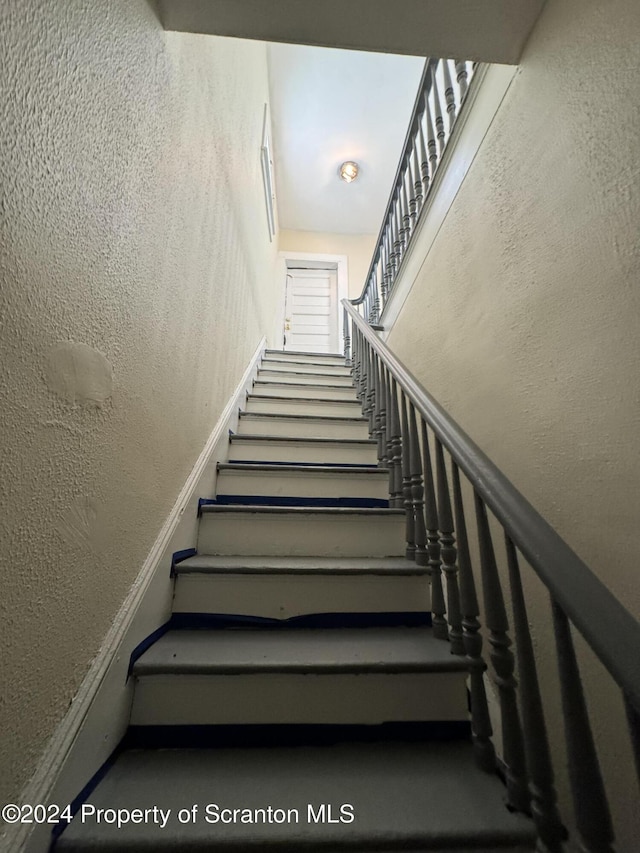 view of staircase