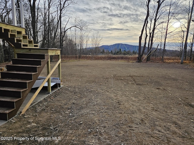 13692 State Route 374, Union Dale, PA 18470 - view of yard with stairway and a mountain view