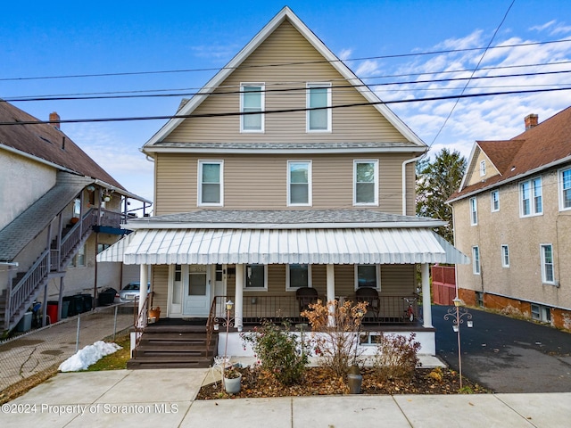 front of property with covered porch