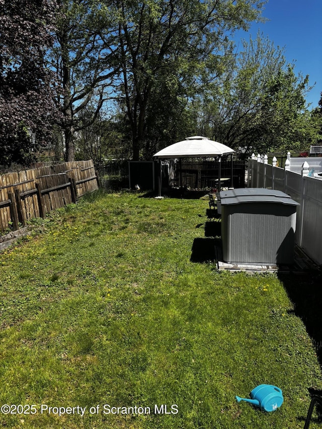 view of yard