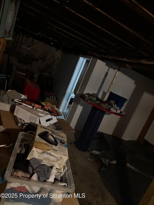 miscellaneous room featuring concrete flooring