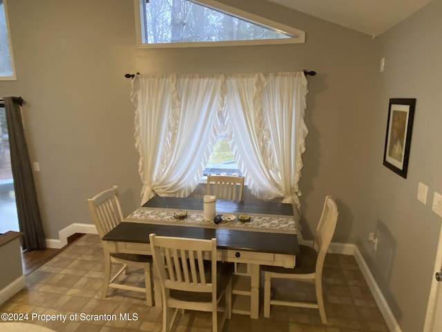 view of dining area