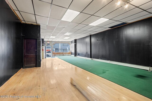 interior space featuring hardwood / wood-style floors