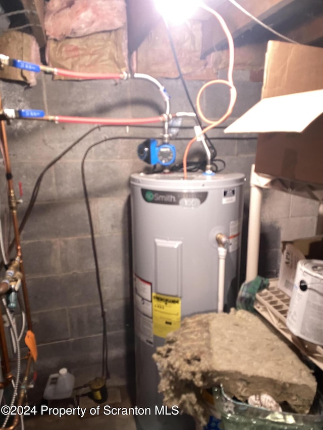 utilities with electric water heater