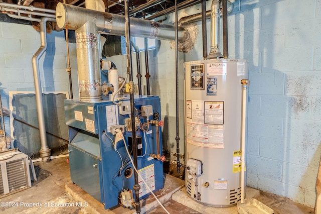 utilities with gas water heater