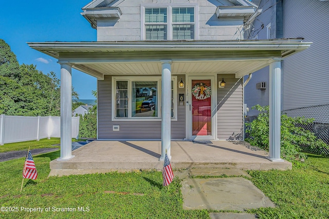 132 6th St, Blakely, PA 18447 - view of front of house featuring a porch