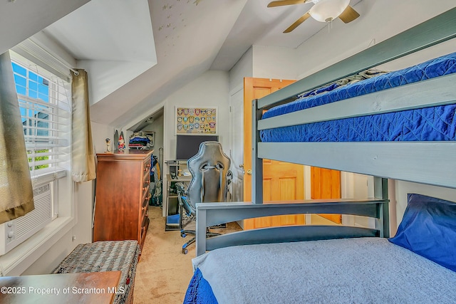 132 6th St, Blakely, PA 18447 - bedroom with carpet floors and ceiling fan