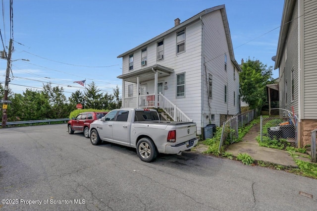 1116 Rock St Rear, Rear, Scranton, PA 18504 - multi unit property featuring a chimney